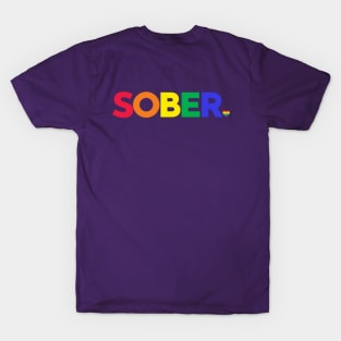 Sober Pride Colors T-Shirt